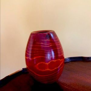 Redwood decorative vase